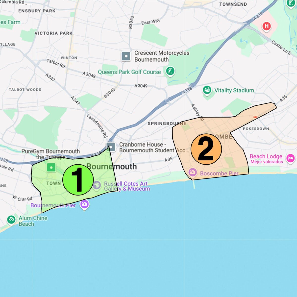 Dónde alojarse en Bournemouth