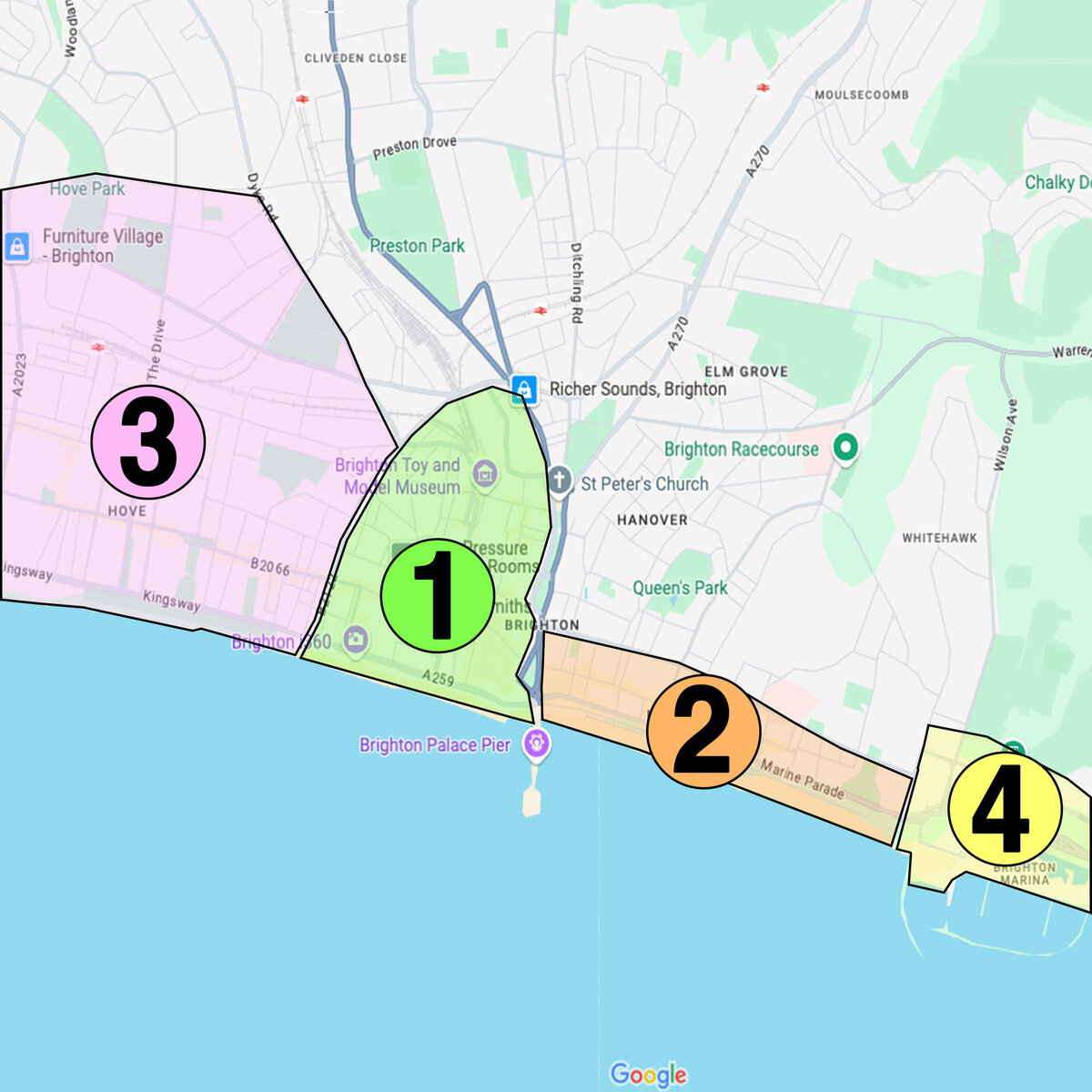 Dónde alojarse en Brighton