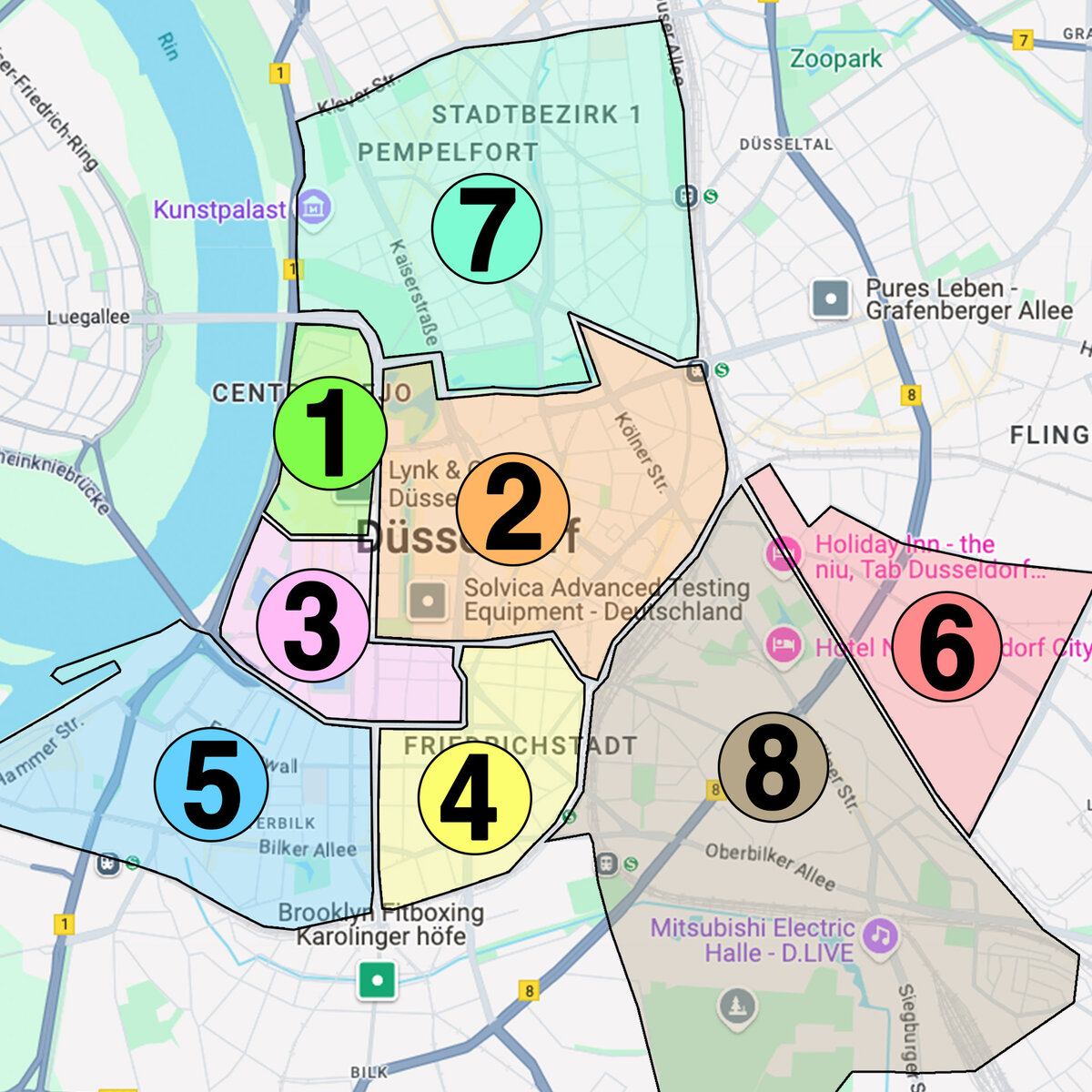 Dónde alojarse en Düsseldorf
