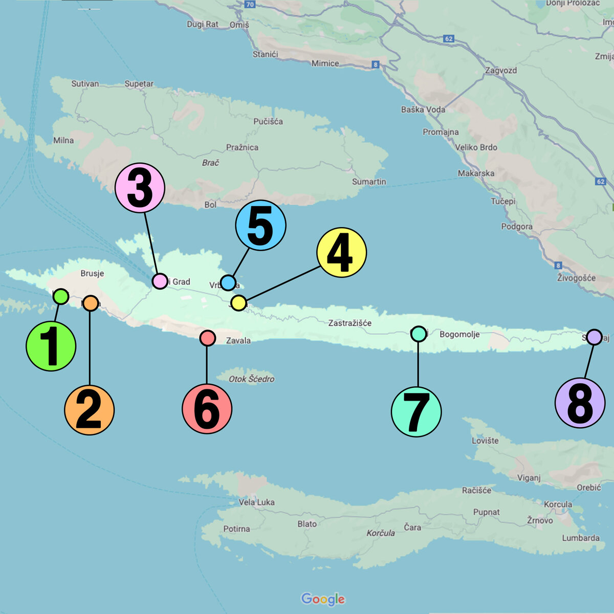 Dónde alojarse en Hvar