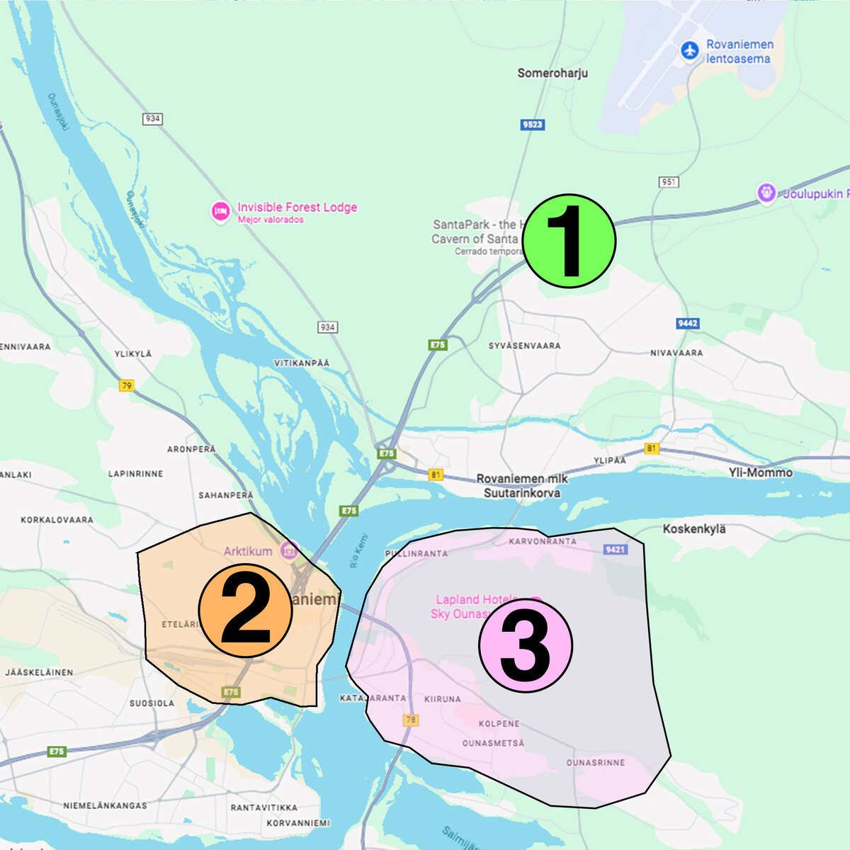 Dónde alojarse en Rovaniemi