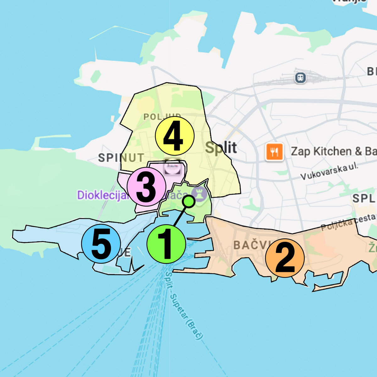 Dónde alojarse en Split